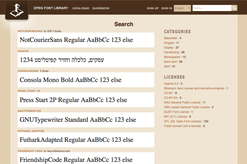 openfontlibrary.org