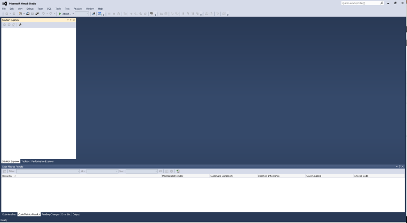 Das Visual Studio 2012 nach einigen "Tuning"-Maßnahmen