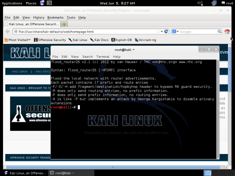 Kali Linux mit GNOME