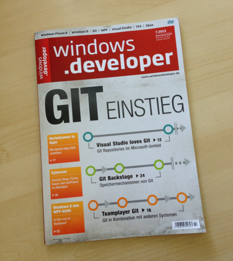 Die aktuelle Ausgabe von Windows Developer