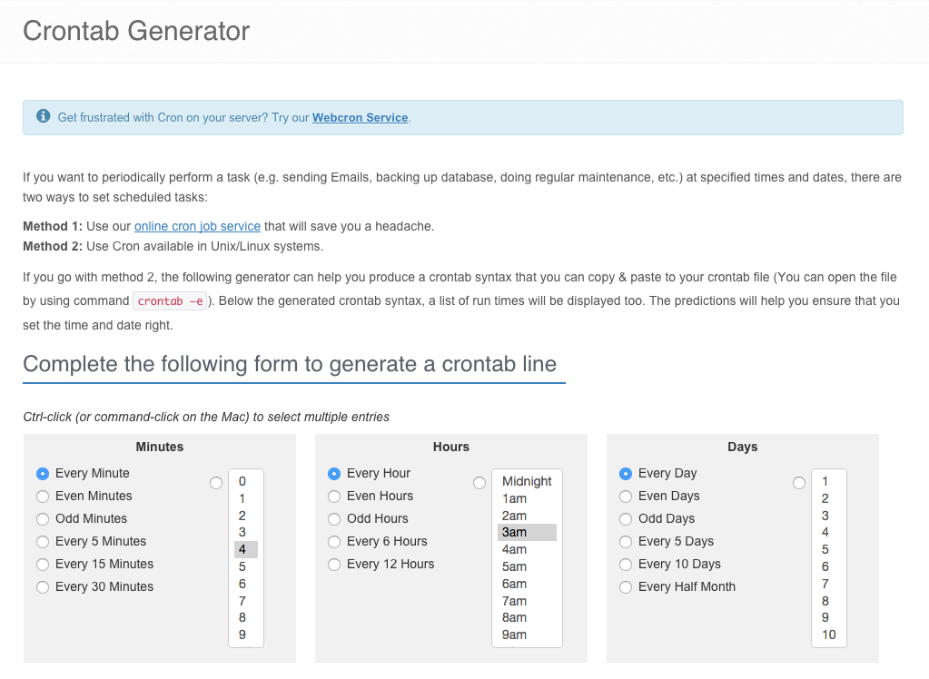 crontab-generator.org